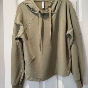 Athleta Olive Green Hooded Sweatshirt
